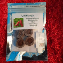 Load image into Gallery viewer, Red Ghost Naga Chilli! Superhot Chilli Grow Kit!!! 6 Seeds!!!