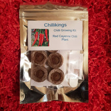 Load image into Gallery viewer, Red Cayenne Chilli, Chilli Grow Kit!!! 6, Seeds!!!