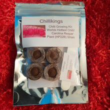 Load image into Gallery viewer, Carolina Reaper, Chilli Grow Kit! World's Hottest Chilli! 6, Seeds!