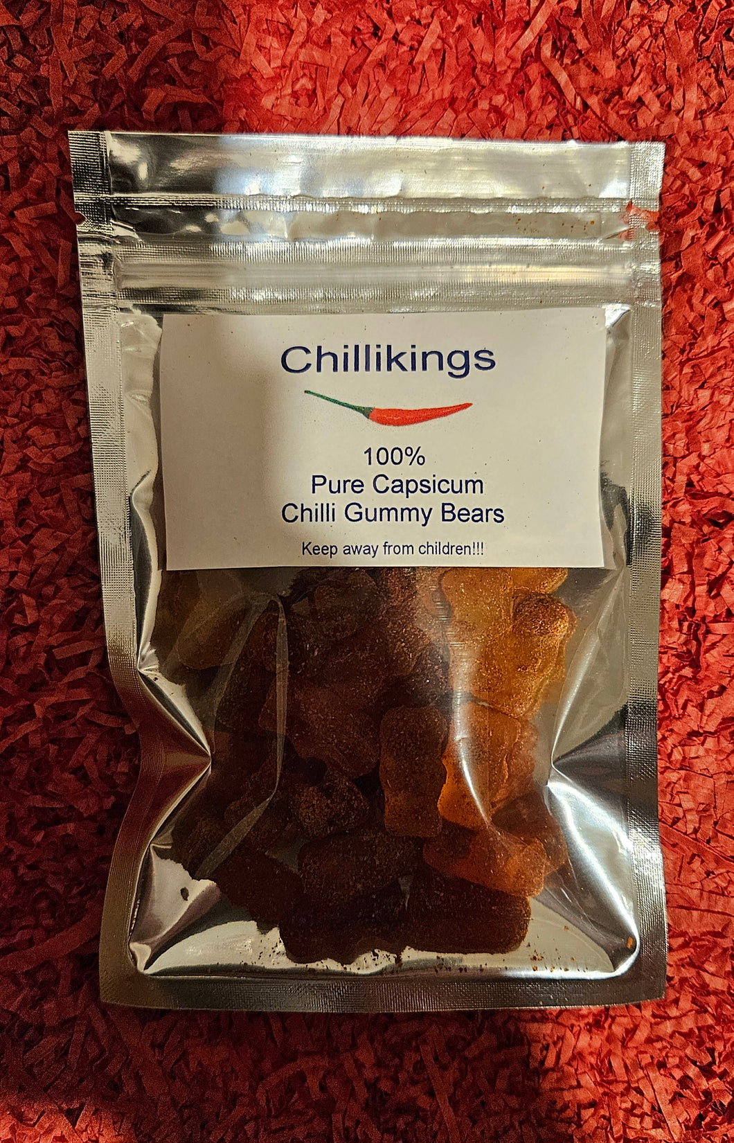 Carolina Reaper Chilli Gummy Sweets!!! Superhot Fire!!! 60g!!!