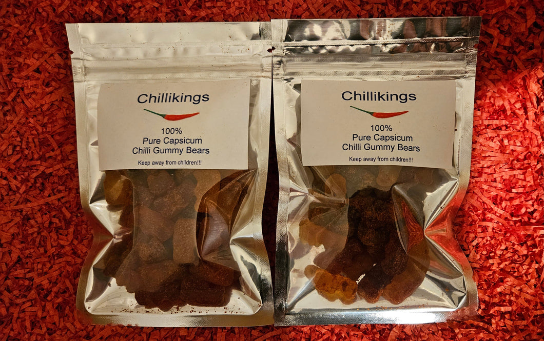 2x Pks Carolina Reaper Chilli Gummy Sweets!!! Superhot Fire!!! 60g!!!