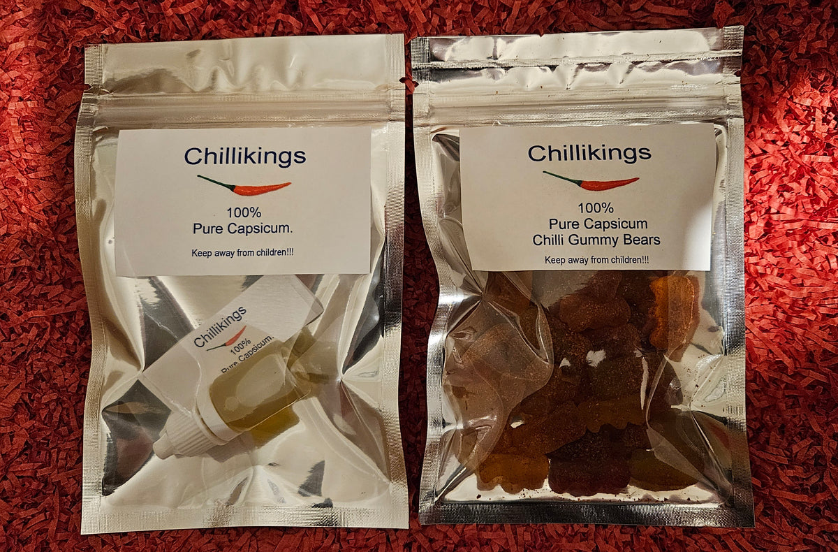 Carolina Reaper Chilli Gummies + Chilli Extract, Pure Capsicum ...